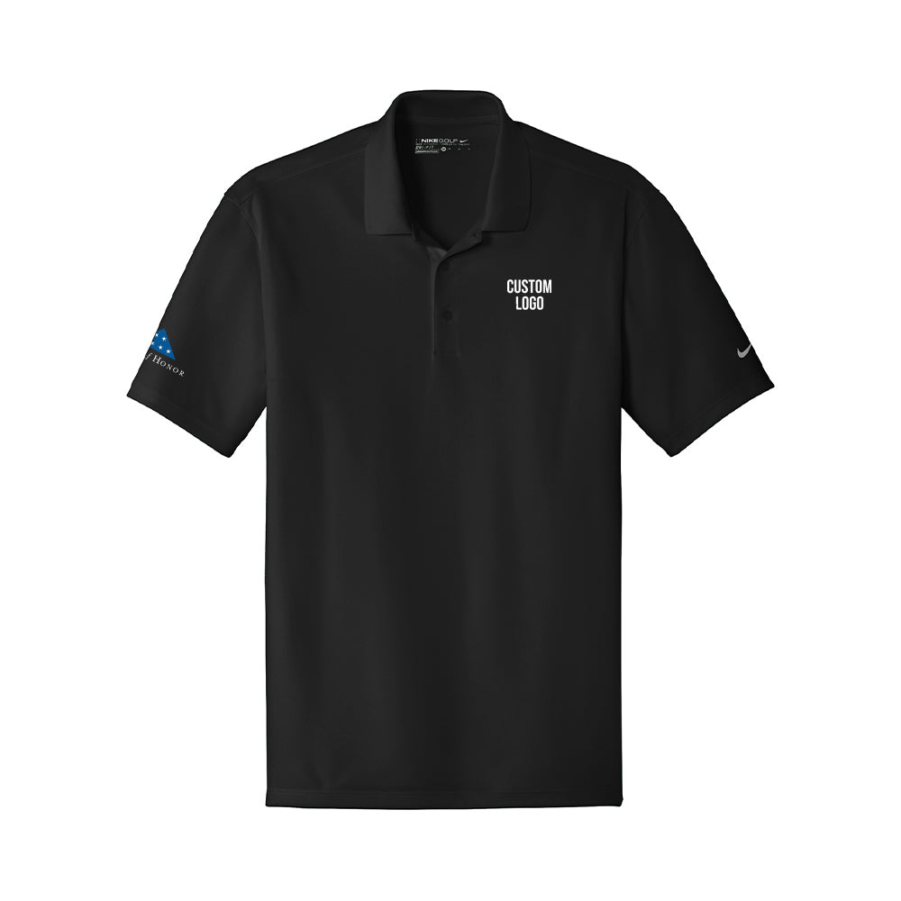 Custom Logo - Nike Dri-Fit Classic Fit Players Polo With Flat Knit Collar