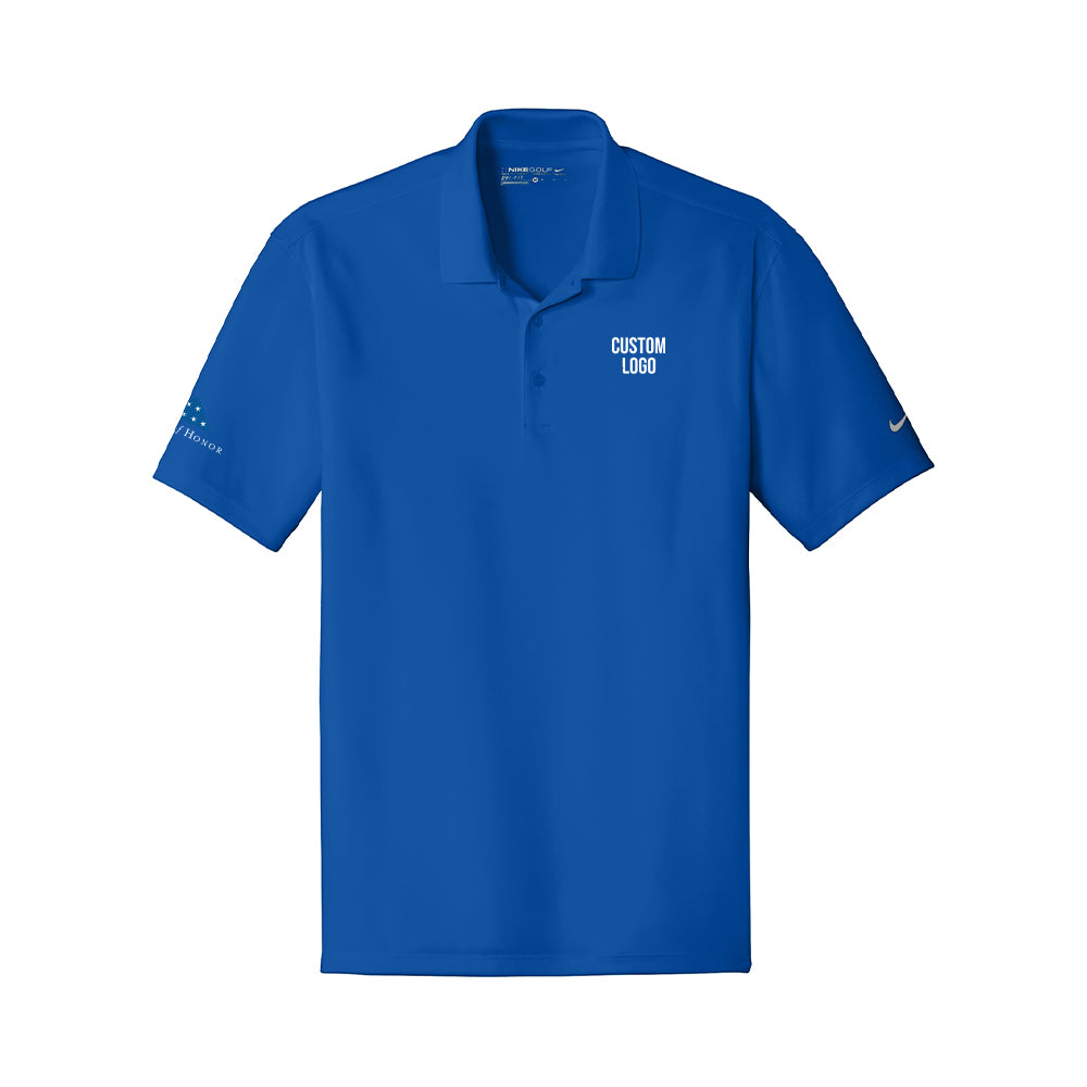 Custom Logo - Nike Dri-Fit Classic Fit Players Polo With Flat Knit Collar