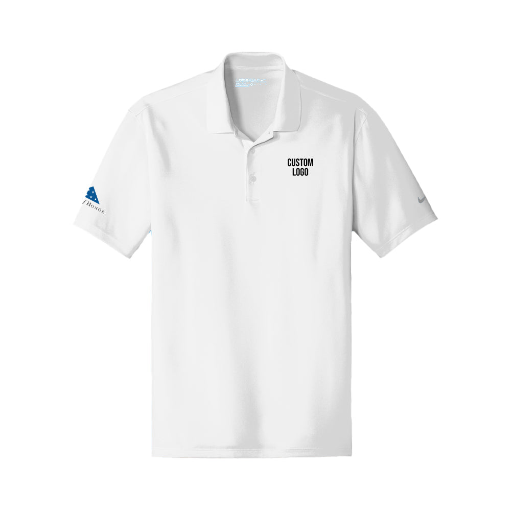 Custom Logo - Nike Dri-Fit Classic Fit Players Polo With Flat Knit Collar