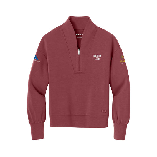 Custom Logo - OGIO Women's Transcend 1/4-Zip