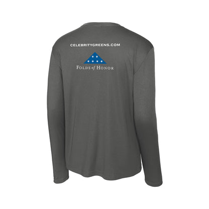 Celebrity Greens - Website Print - Long Sleeve Posicharge Competitor Tee (12 Piece Minimum)