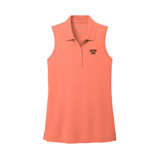 Custom Logo - Ladies Dry Zone Uv Micro-Mesh Sleeveless Polo