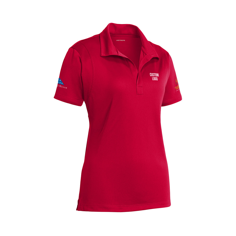 Custom Logo - Ladies Micropique Sport-Wick Polo