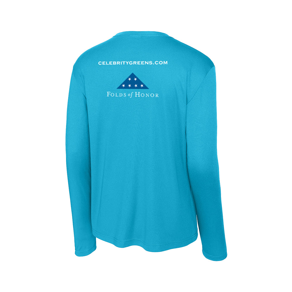 Custom Logo - Celebritygreens.com - Long Sleeve Posicharge Competitor Tee (12 Piece Minimum)