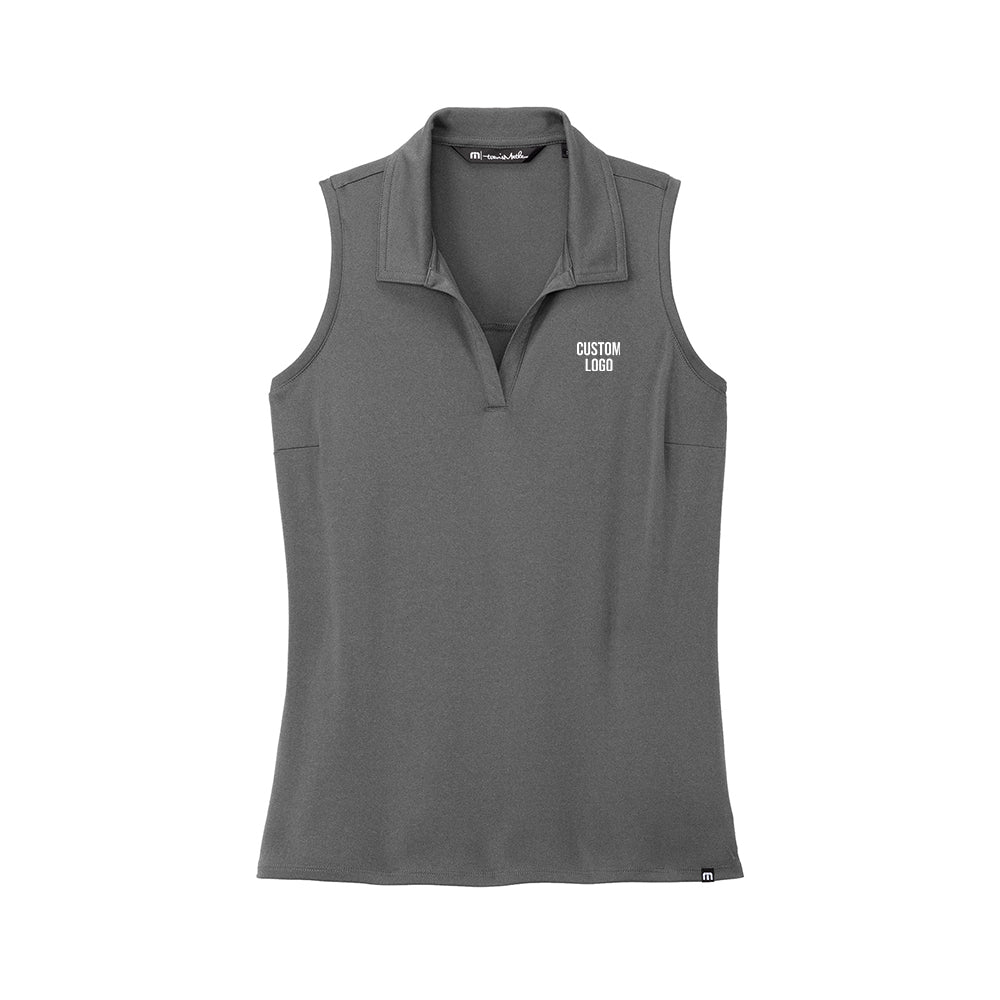 Custom Logo - Travismathew Ladies Coto Performance Sleeveless Polo