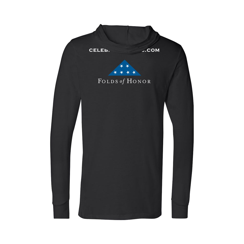 Custom Logo - Celebritygreens.com - Unisex Jersey Hooded Long Sleeve Tee (12 Piece Minimum)