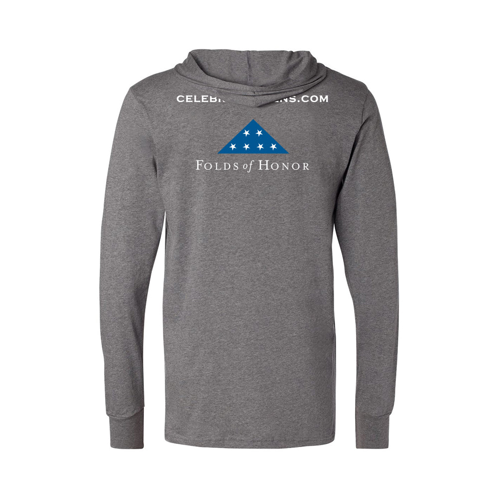 Custom Logo - Celebritygreens.com - Unisex Jersey Hooded Long Sleeve Tee (12 Piece Minimum)