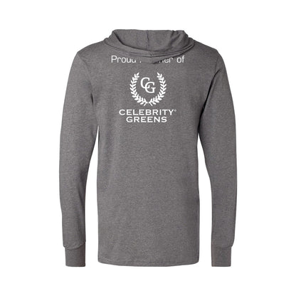 Custom Logo - Proud Partner - Unisex Jersey Hooded Long Sleeve Tee (12 Piece Minimum)