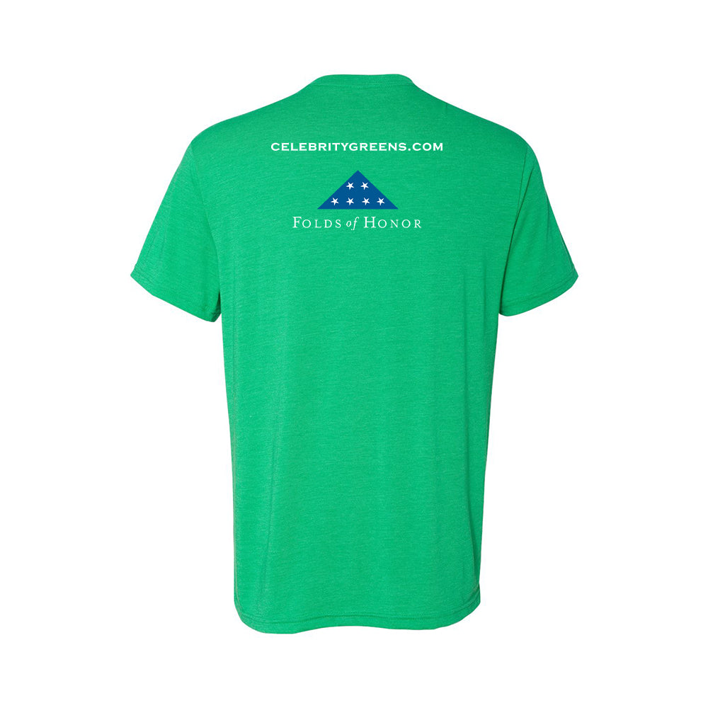 Custom Logo - Celebritygreens.com - Triblend T-Shirt (12 Piece Minimum)