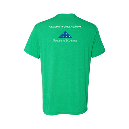 Celebrity Greens - Website Print - Triblend T-Shirt (12 Piece Minimum)