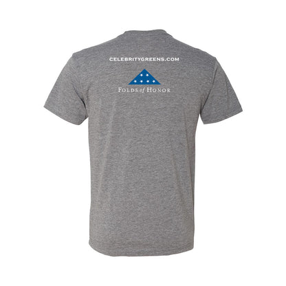 Custom Logo - Celebritygreens.com - Triblend T-Shirt (12 Piece Minimum)