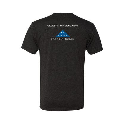 Custom Logo - Celebritygreens.com - Triblend T-Shirt (12 Piece Minimum)