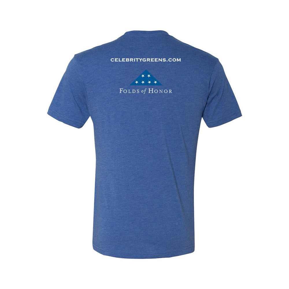 Custom Logo - Celebritygreens.com - Triblend T-Shirt (12 Piece Minimum)