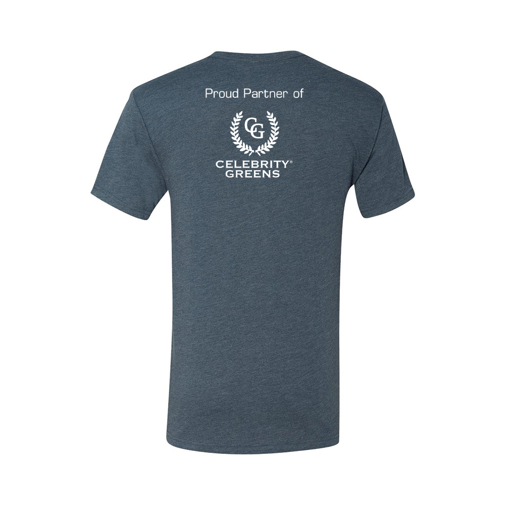 Custom Logo - Proud Partner - Triblend T-Shirt (12 Piece Minimum)