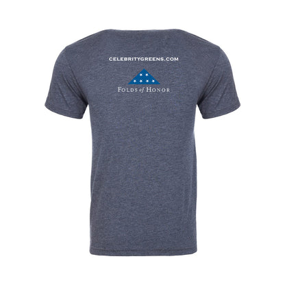 Custom Logo - Celebritygreens.com - Triblend T-Shirt (12 Piece Minimum)