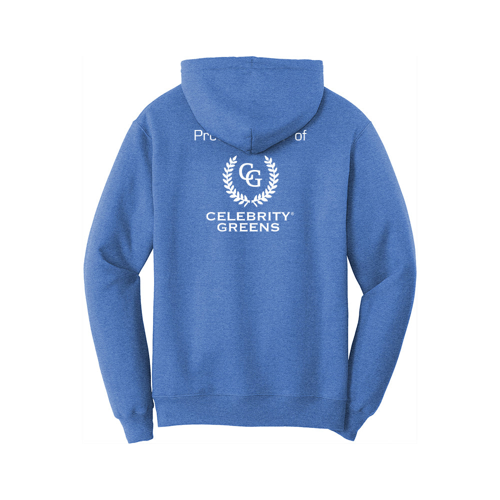 Custom Logo - Proud Partner - Core Fleece Pullover Hooded Sweatshirt (12 Piece Minimum)