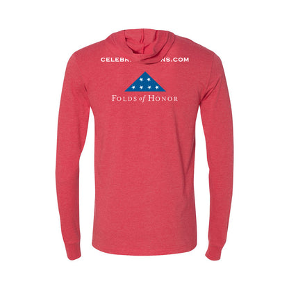 Custom Logo - Celebritygreens.com - Unisex Jersey Hooded Long Sleeve Tee (12 Piece Minimum)