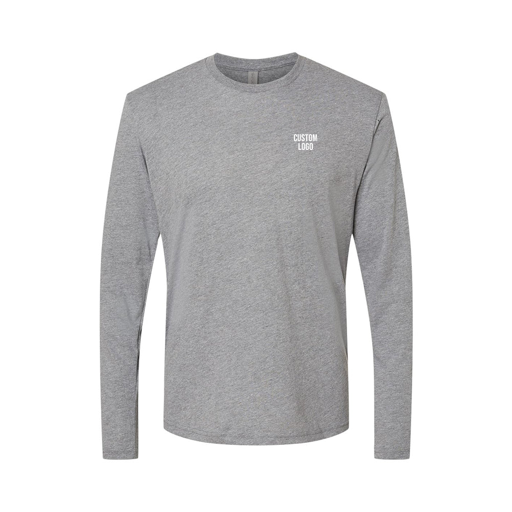 Custom Logo - Celebritygreens.com - Triblend Long Sleeve Crew (12 Piece Minimum)