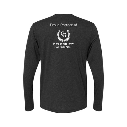 Custom Logo - Proud Partner - Triblend Long Sleeve Crew (12 Piece Minimum)