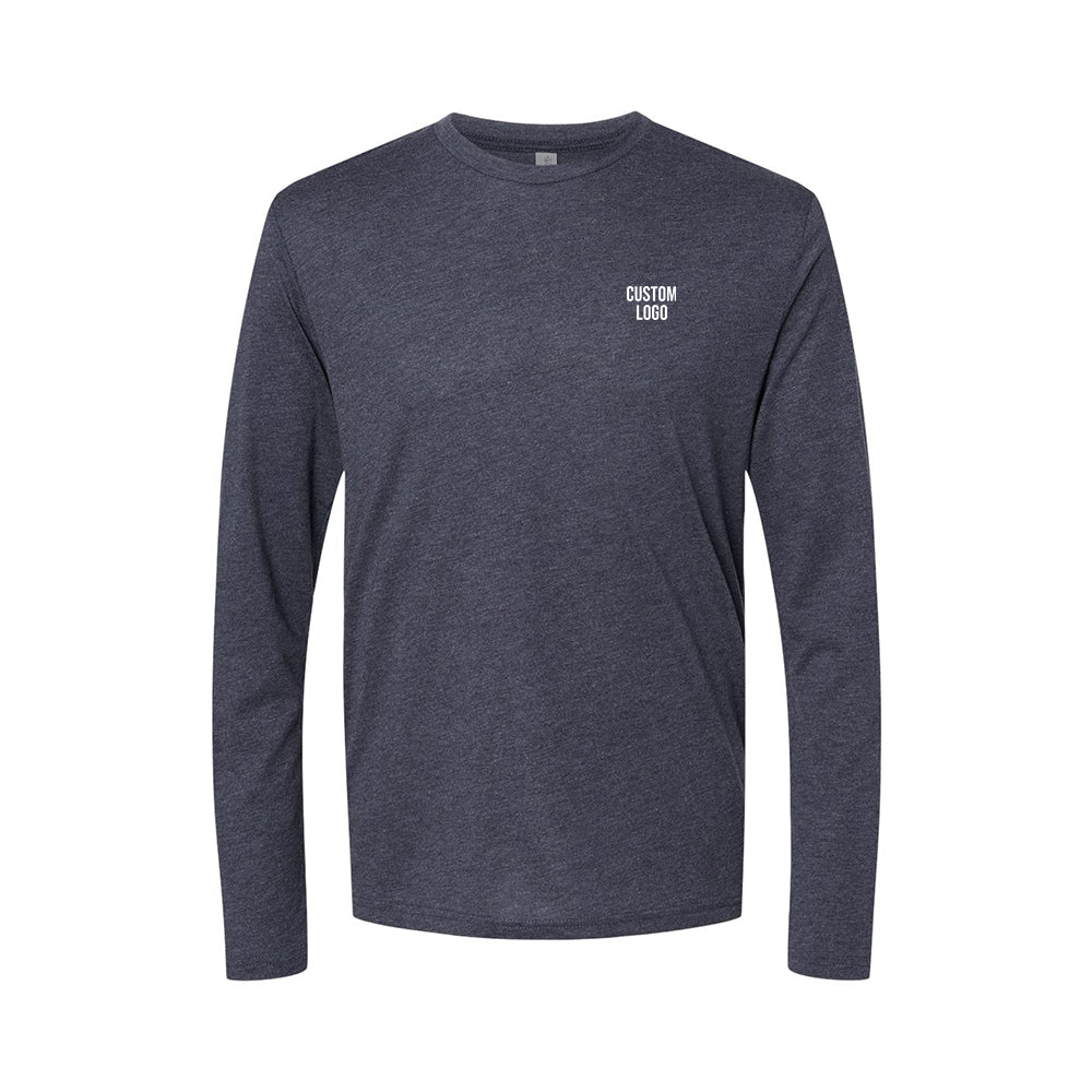 Custom Logo - Celebritygreens.com - Triblend Long Sleeve Crew (12 Piece Minimum)