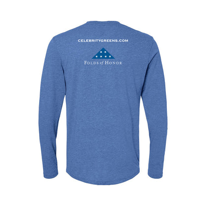 Custom Logo - Celebritygreens.com - Triblend Long Sleeve Crew (12 Piece Minimum)