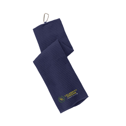 Port Authority Waffle Microfiber Golf Towel