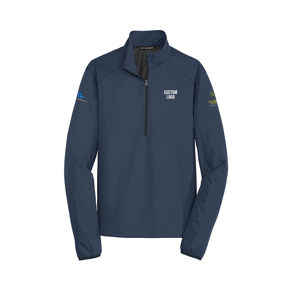 Custom Logo - Port Authority Active 1/2-Zip Soft Shell Jacket