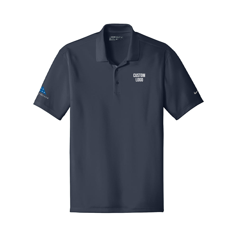 Custom Logo - Nike Dri-Fit Classic Fit Players Polo With Flat Knit Collar